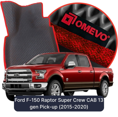 EVA Autoteppiche OMEVO für Ford F-150 Raptor Super Crew CAB 13 gen Pick-up (2015-2020)
