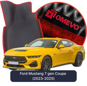 OMEVO 5D Pro EVA Fußmatten für Ford Mustang 7 gen Coupe (2023-2025)