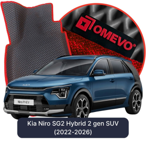 OMEVO 5D Pro EVA Fußmatten für Kia Niro SG2 Hybrid 2 gen SUV (2022-2025)