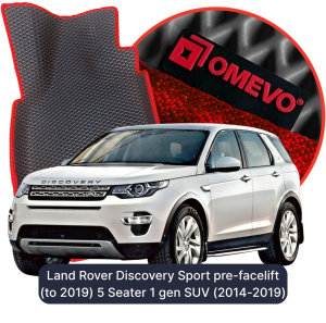 OMEVO 5D Pro EVA Fußmatten für Land Rover Discovery Sport vorfacelift (bis 2019) 1. Gen SUV (2014-2019)