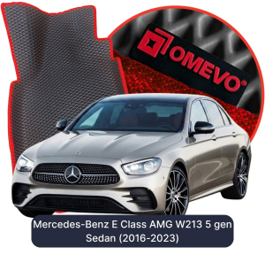 OMEVO 5D Pro EVA Fußmatten für Mercedes-Benz E-Klasse AMG W213 5 gen Limousine (2016-2023)