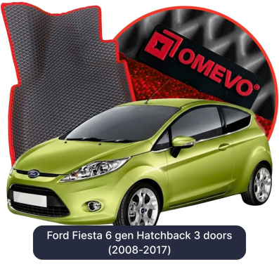 EVA Autoteppiche OMEVO für Ford Fiesta 6 gen Kompakt 3 Türer (2008-2017)