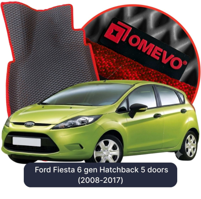 EVA Autoteppiche OMEVO für Ford Fiesta 6 gen Kompakt 5 Türer (2008-2017)