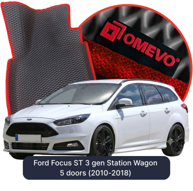 EVA Autoteppiche OMEVO für Ford Focus ST 3 gen Kombi 5 Türer (2010-2018)