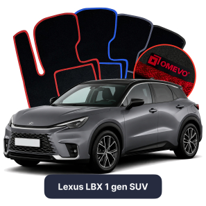 Velours-Autofußmatten OMEVO für Lexus LBX 1 gen SUV (2023-2025)