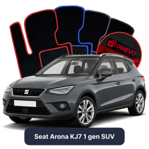 Velours-Autofußmatten OMEVO für Seat Arona KJ7 1 gen SUV (2017-2025)