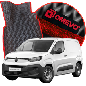 OMEVO 5D Pro EVA Fußmatten für Citroën Berlingo 3-Sitzer 3 gen KombiVan (2018-2026)