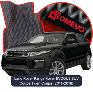 OMEVO 5D Pro EVA Fußmatten für Land Rover Range Rover EVOQUE SUV Coupe 1. Gen Coupe (2011-2018)