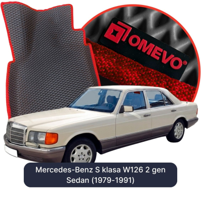 EVA Autoteppiche OMEVO für Mercedes-Benz S-Klasse W126 2. Generation Limousine (1979-1991)