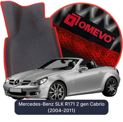 EVA Autoteppiche OMEVO für Mercedes-Benz SLK R171 2. Generation Cabrio (2004-2011)