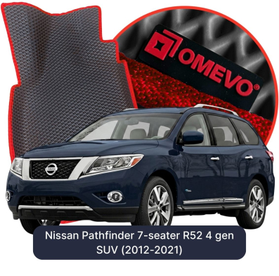 EVA Autoteppiche OMEVO für Nissan Pathfinder 7-Sitzer R52 4. Generation SUV (2012-2021)