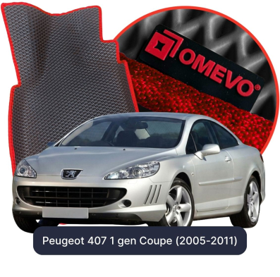 EVA Autoteppiche OMEVO für Peugeot 407 1. gen Coupe (2005-2011)