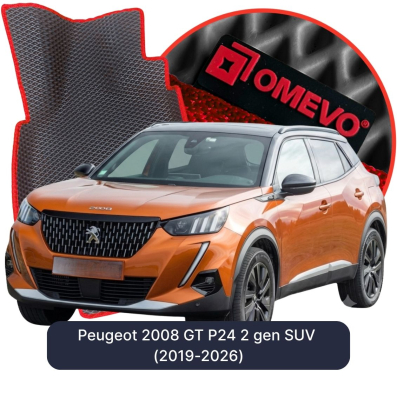 EVA Autoteppiche OMEVO für Peugeot 2008 Hybrid P24 2. gen SUV (2019-2026)