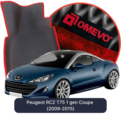 EVA Autoteppiche OMEVO für Peugeot RCZ T75 1. gen Coupe (2009-2015)