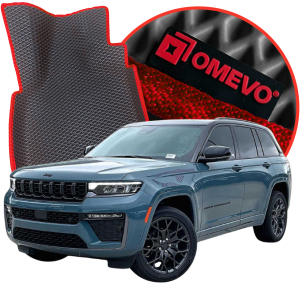 OMEVO 5D Pro EVA Fußmatten für Jeep Grand Cherokee Summit 6-Sitzer 5 gen SUV Long (2021-2026)
