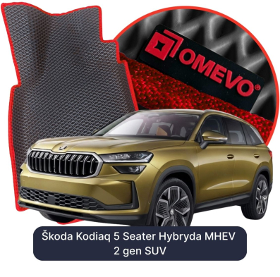 EVA Autoteppiche OMEVO für Škoda Kodiaq 5-Sitzer Hybride MHEV 2 gen SUV (2024-2025)
