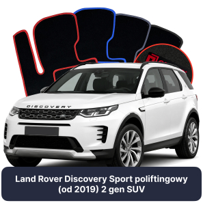 Velours-Autofußmatten OMEVO für Land Rover Discovery Sport Facelift-Versionen (nach 2019) 2 gen SUV (2019-2025)