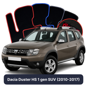 Velours-Autofußmatten OMEVO für Dacia Duster HS 1 gen SUV (2010-2017)