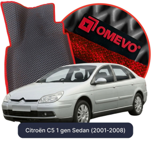 OMEVO 5D Pro EVA Fußmatten für Citroën C5 1 gen Limousine (2001-2008)