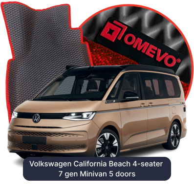 EVA Autoteppiche OMEVO für Volkswagen California Beach 4-Sitzer 7 gen Minivan 5 Türer (2025-2026)