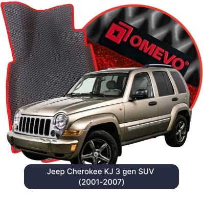 EVA Autoteppiche OMEVO für Jeep Cherokee KJ 3. Gen SUV (2001-2007)
