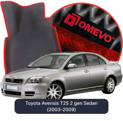 EVA Autoteppiche OMEVO für Toyota Avensis T25 2 gen Limousine (2003-2009)