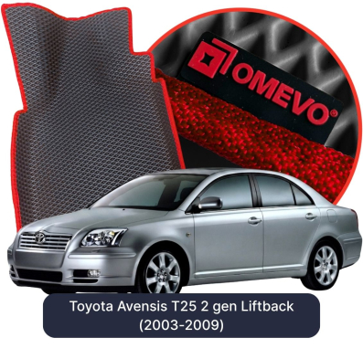 EVA Autoteppiche OMEVO für Toyota Avensis T25 2 gen Liftback (2003-2009)