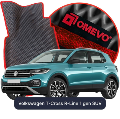 EVA Autoteppiche OMEVO für Volkswagen T-Cross R-Line 1. gen SUV (2018-2026)