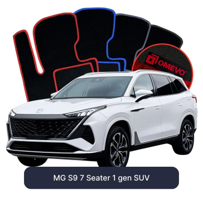 Velours-Autofußmatten OMEVO für MG S9 7-Sitzer 1 gen SUV (2024-2026)