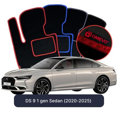Velours-Autofußmatten OMEVO für DS 9 1 gen Limousine (2020-2025)