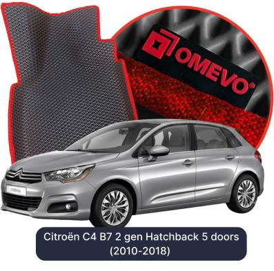 EVA Autoteppiche OMEVO für Citroën C4 B7 2 gen Schrägheck 5 Türen (2010-2018)