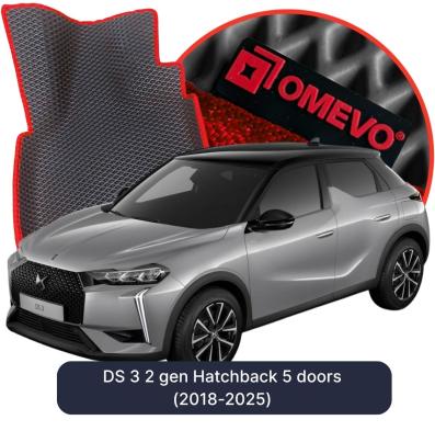 EVA Autoteppiche OMEVO für DS 3 2 gen Kompakt 5 Türer (2018-2025)