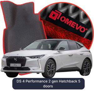 OMEVO 5D Pro EVA Fußmatten für DS 4 Performance 2 gen Kompakt 5 Türer (2021-2026)