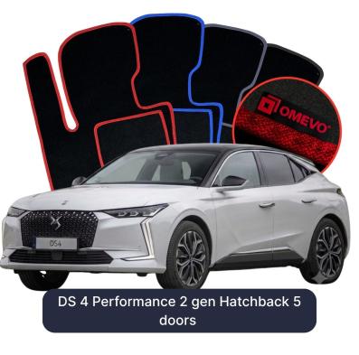 Velours-Autofußmatten OMEVO für DS 4 Performance 2 gen Kompakt 5 Türer (2021-2026)