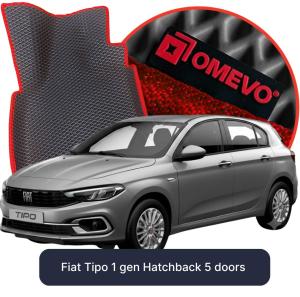 OMEVO 5D Pro EVA Fußmatten für Fiat Tipo 1 gen Kompakt 5 Türer (2015-2026)