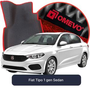 OMEVO 5D Pro EVA Fußmatten für Fiat Tipo 1 gen Limousine (2015-2026)