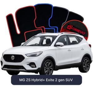 OMEVO Velours-Autofußmatten für MG ZS Hybrid+ Exite 2 gen SUV (2024-2026)