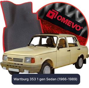 OMEVO 5D Pro EVA Fußmatten für Wartburg 353 1 gen Limousine (1966-1989)