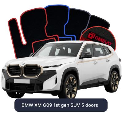 Velours-Autofußmatten OMEVO für BMW XM G09 1. Gen. SUV 5-Türer (2022-2026)