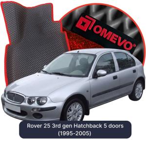 OMEVO 5D Pro EVA Fußmatten für Rover 25 3. Gen. Kompakt 5-Türer (1995-2005)