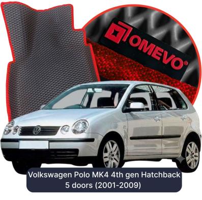 EVA Autoteppiche OMEVO für Volkswagen Polo MK4 4. Gen. Kompakt 5-Türer (2001-2009)