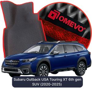 OMEVO 5D Pro EVA Fußmatten für Subaru Outback USA Touring XT 6. Gen. SUV (2020-2025)