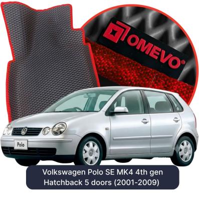 EVA Autoteppiche OMEVO für Volkswagen Polo SE MK4 4. Gen. Kompakt 5-Türer (2001-2009)