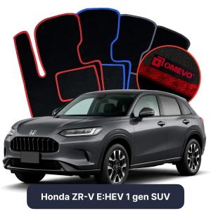 OMEVO Velours-Autofußmatten für Honda ZR-V E:HEV 1 gen SUV (2022-2025)