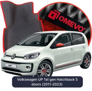 OMEVO 5D Pro EVA Fußmatten für Volkswagen UP 1. Gen. Kompakt 5-Türer (2011-2023)