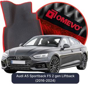 OMEVO 5D Pro EVA Fußmatten für Audi A5 Sportback F5 2 gen Liftback (2016-2024)