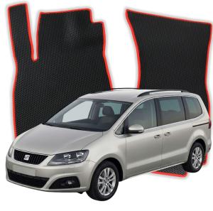 OMEVO EVA Fußmatten® für Seat Alhambra 5-Sitzer 2 gen Minivan (2010-2020)