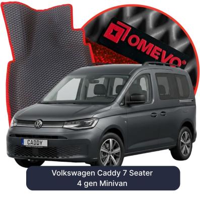 EVA Autoteppiche OMEVO für Volkswagen Caddy 7-Sitzer 4 gen Minivan (2020-2026)