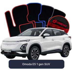 OMEVO Velours-Autofußmatten für Omoda E5 1 gen SUV (2023-2025)