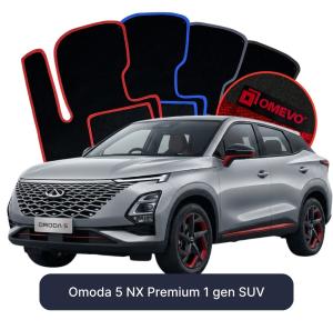 OMEVO Velours-Autofußmatten für Omoda 5 NX Premium 1 gen SUV (2022-2026)